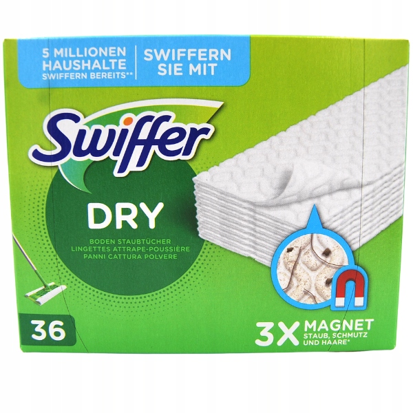Swiffer mop vložte suchú handričku 36 ks.