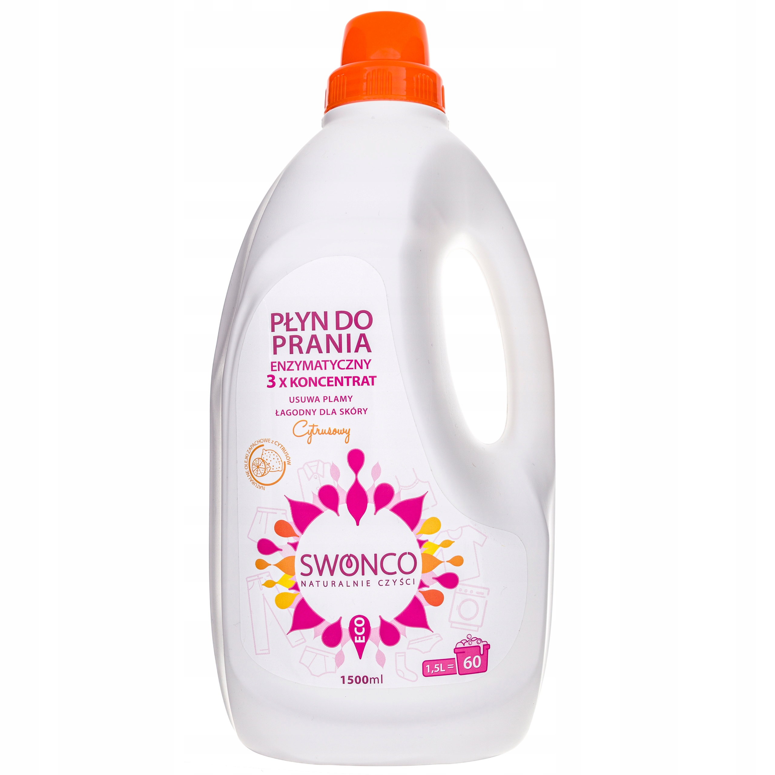 Prací gél - TEKUTINA SWONCO NA PRANIE ENZYMATICKÉHO CITRUSU 1,5L