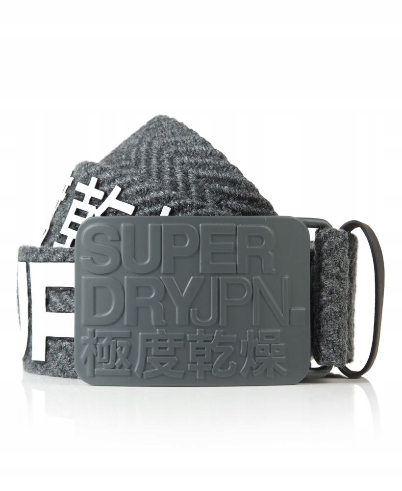 Opasok - Superdry Grey Belt - mužský produkt