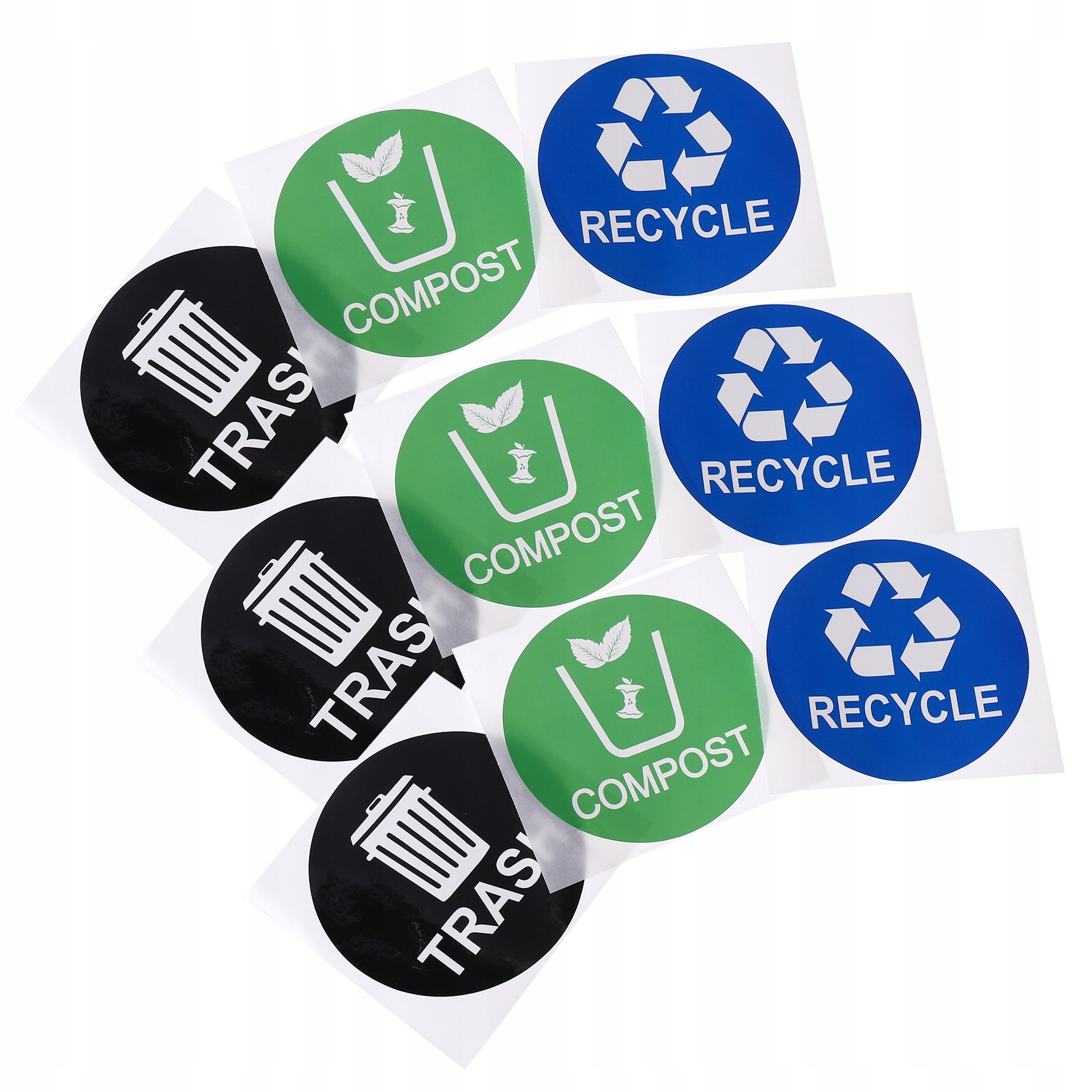 Kusy recyklujúce odpadky môžu vodotesné nálepky