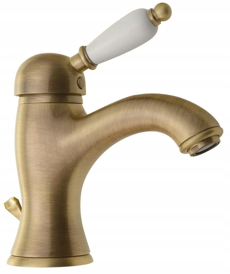 SAPHO KIRKÉ WHITE RETRO BROWN Washbasin faucet