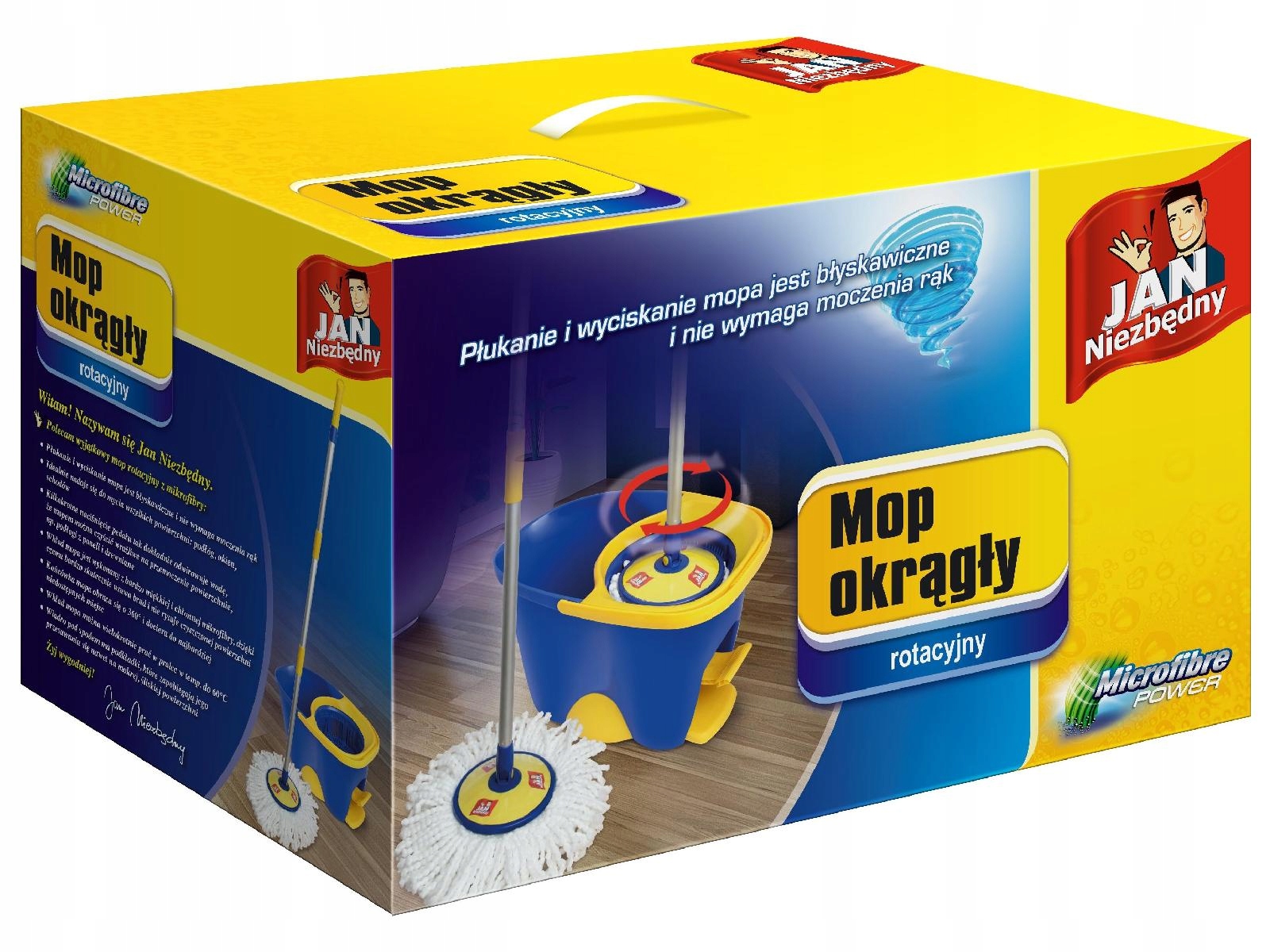 Sararantis Jan potrebný rotačný mop s 1ks