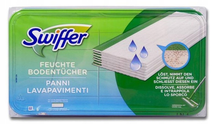 Mokré handry pre mop swiffer vložky 32 ks