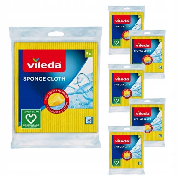 Handrička na špongiu (3 kusy) x 6 balíčky