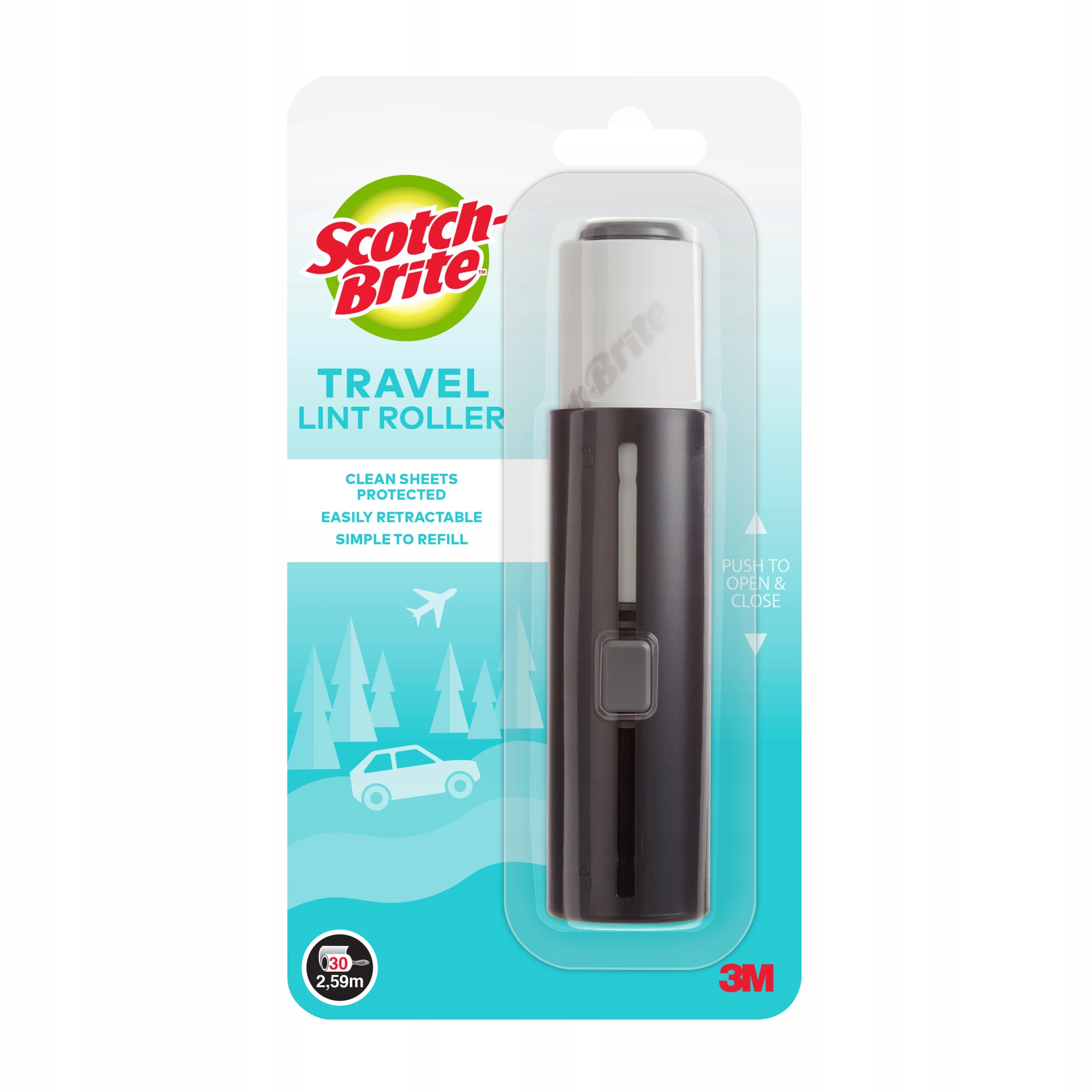 Scotch Brite Roller pre oblečenie mini cestovné 30 listov
