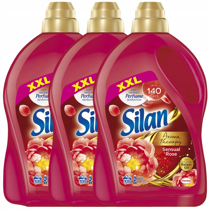 Aviváž - Silan Sensual Rose opláchnutie kvapaliny 3x2,7l (324PR)