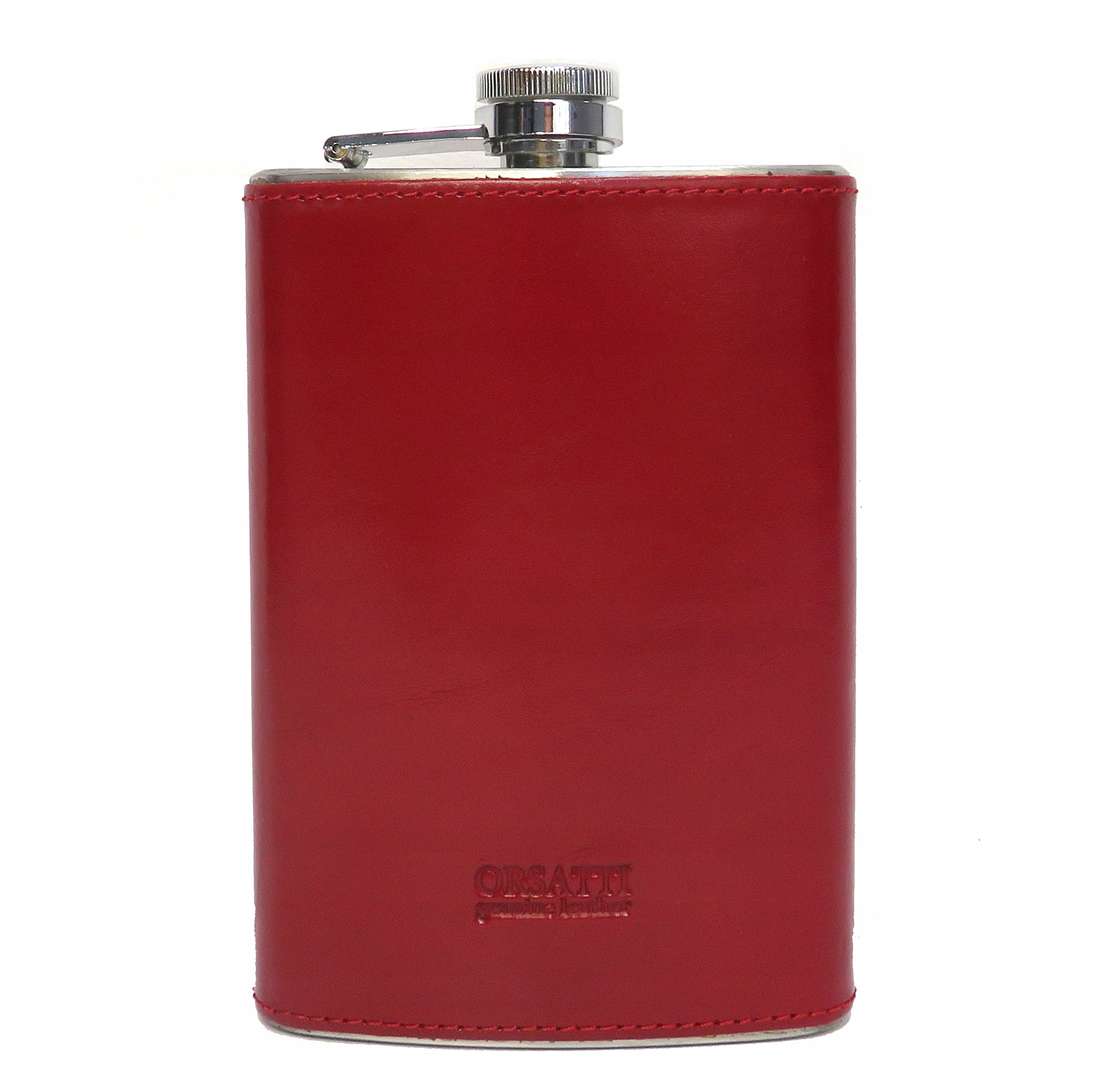 Orsatti kožený prsník veľký 240 ml červenej farby