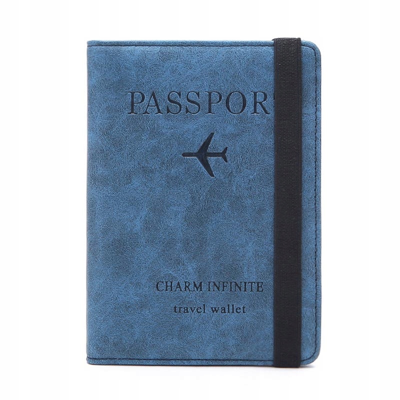 Kožené puzdro na balíček kariet RFID Passport