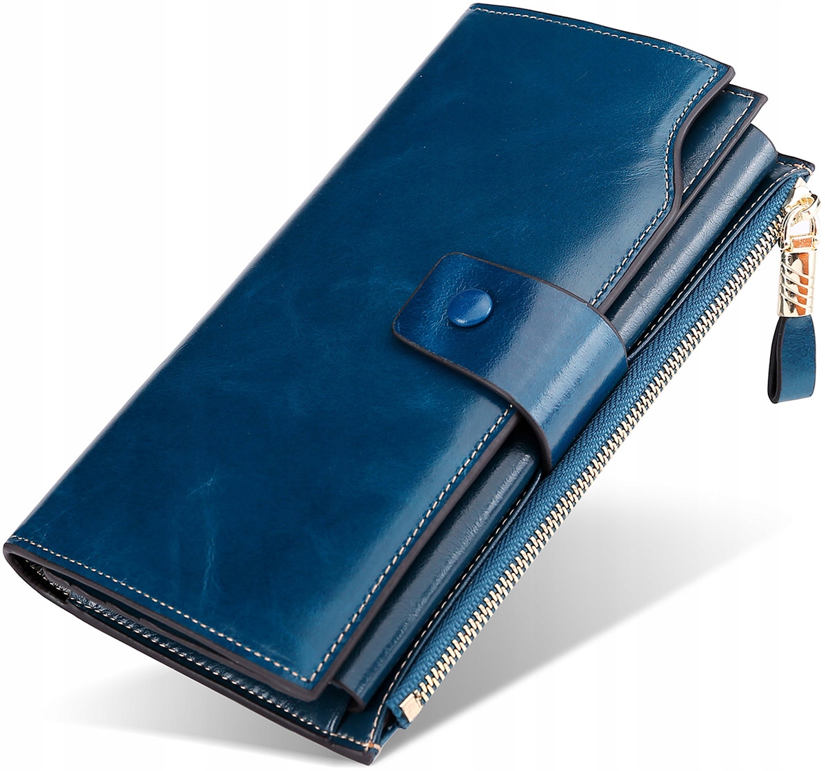 Peňaženka - Omna Peňaženka Prírodná koža Blue W2 - Dámsky produkt