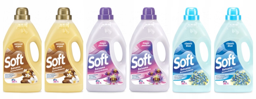 Aviváž - Mäkká opláchnutie kvapalina 6 x 3,0 l Taliansky - Mix