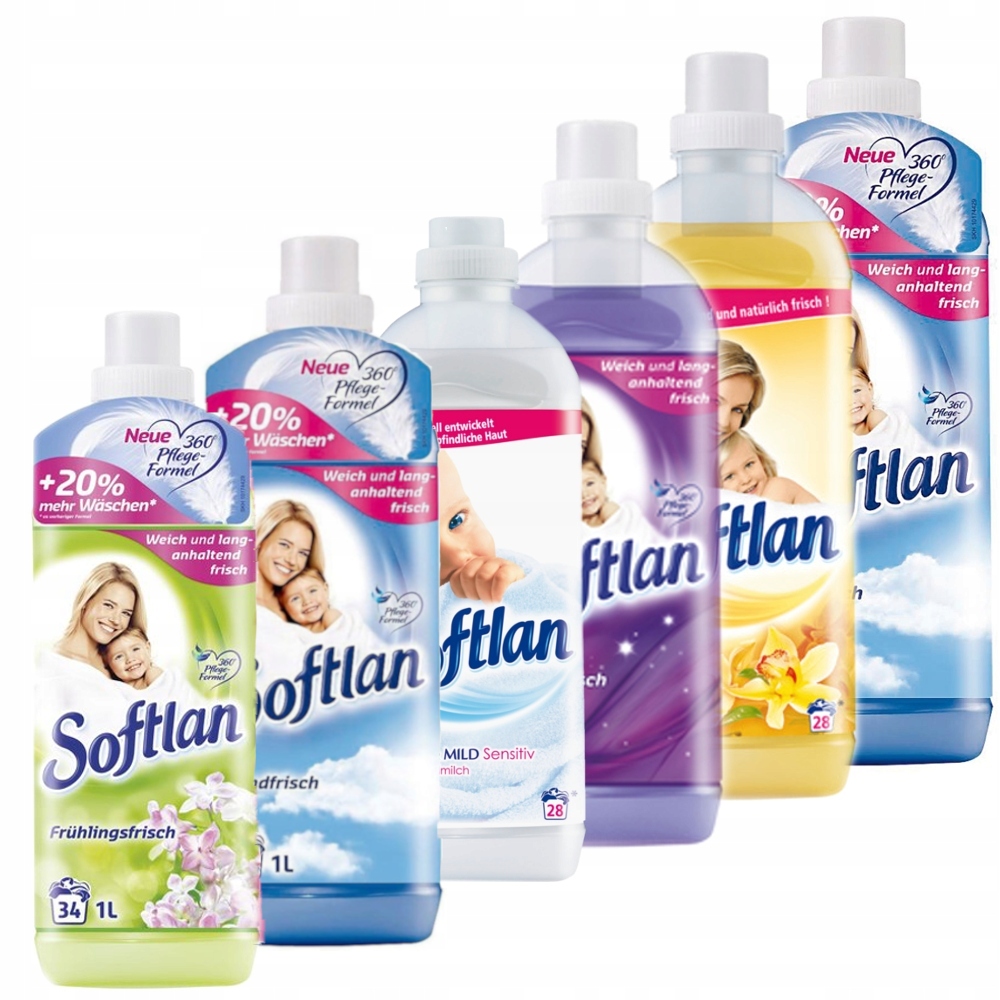Aviváž - Softlan Lotion Kvapalina MIX SET 6 x 1L DE