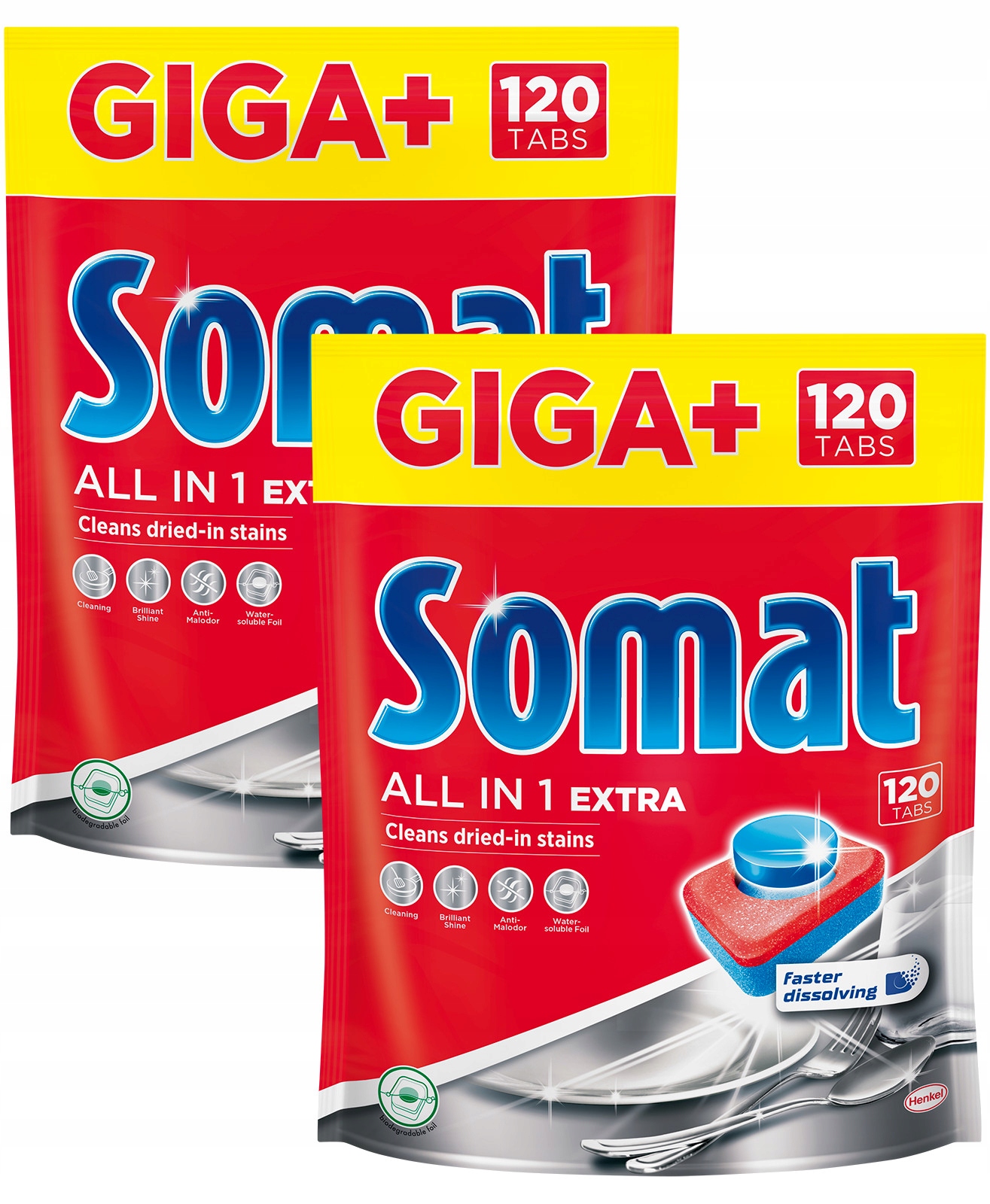 Somat všetko v 1 extra tablety umývačka riadu 2 x 120ks