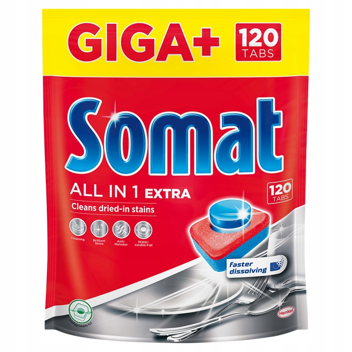 Somat všetko v jednej extra tablety pre umývačku 140ks