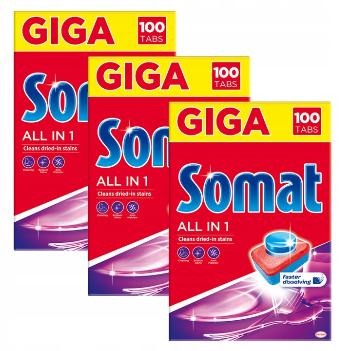 Tablety do umývačky riadu Somat All in One 300 kusov