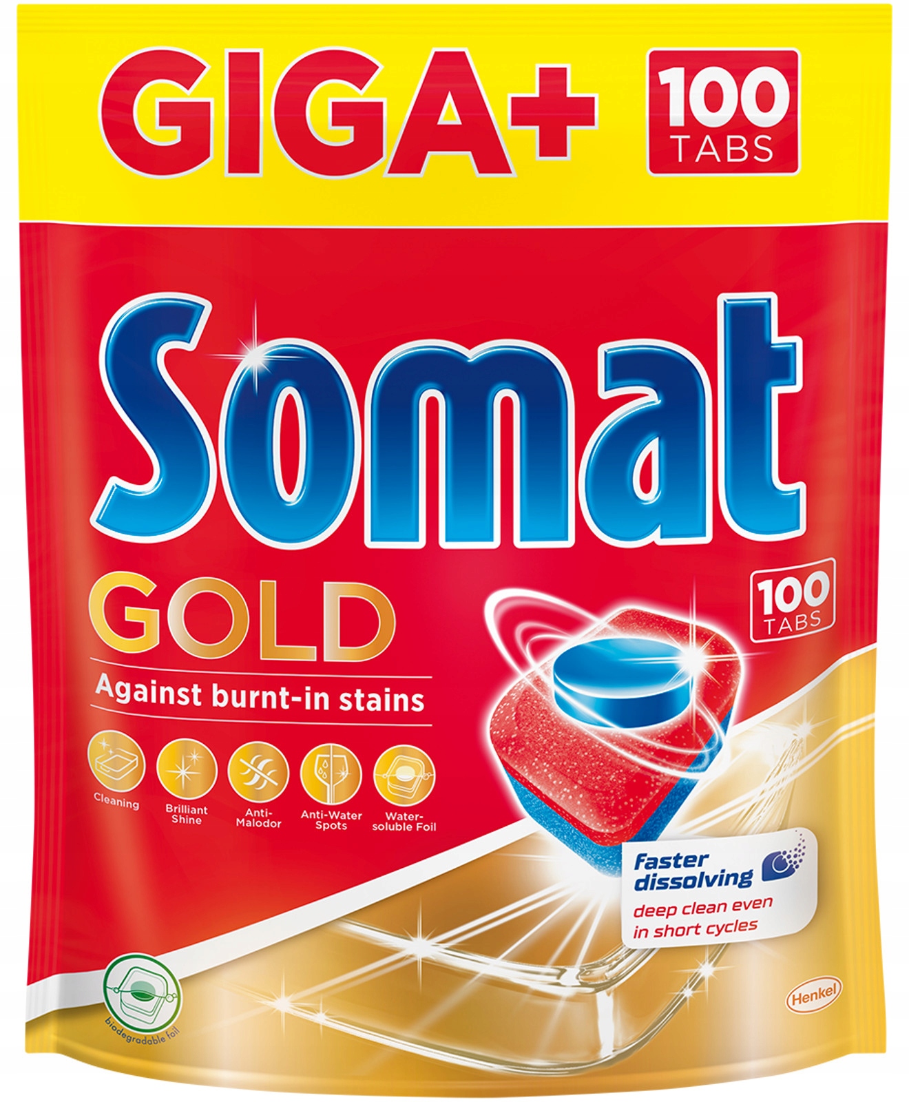 Somat Gold tablety pre umývačku riadu GIGA + 100ks
