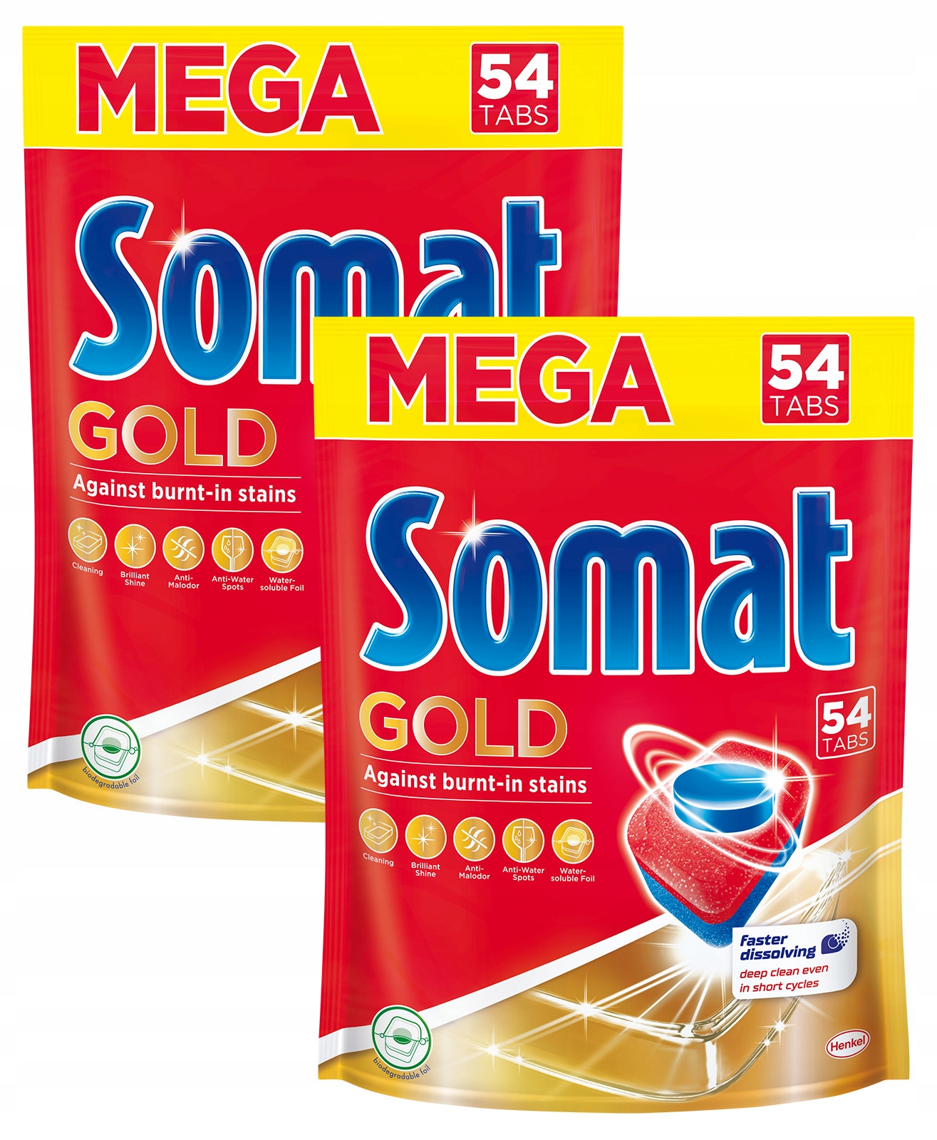 Somat Gold Umývačky riadu TABLETY MEGA 2X54 = 108PCS