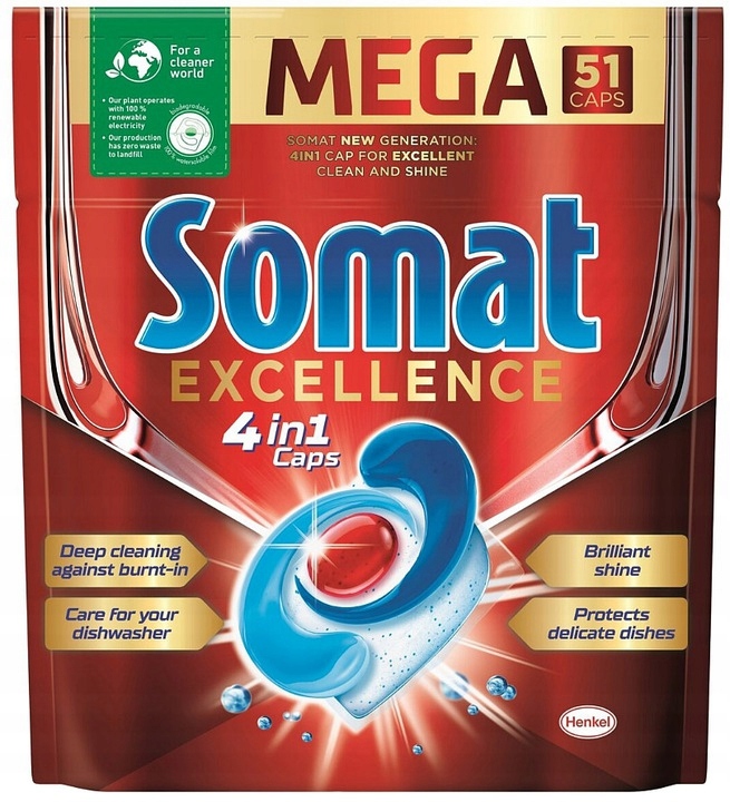 Somat tablety pre umývačku riadu excelentnosť mega 51ks