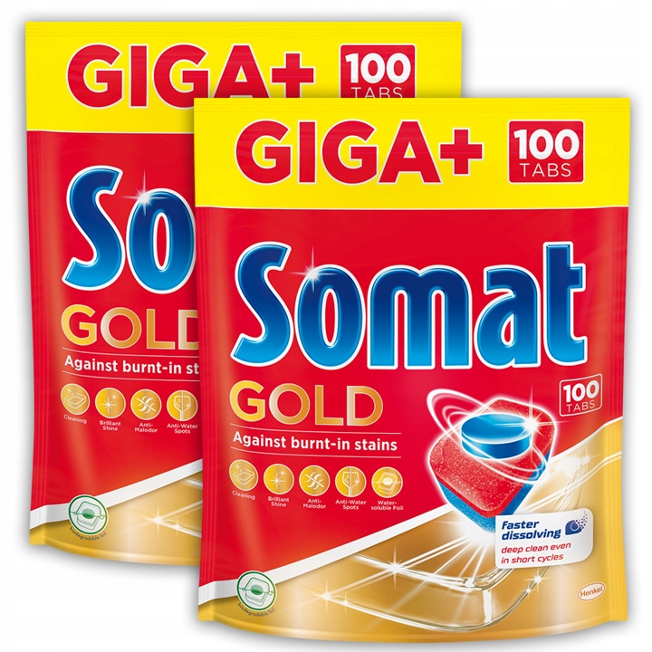 Somat Umývačka riadu Tablety Gold 200 ks XXL