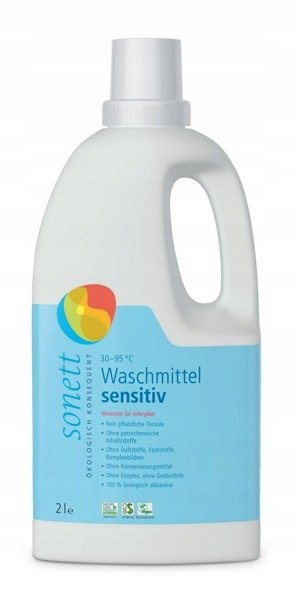 Prací gél - SESTETTE EKOLOGICKÉ UMIEVANIE Kvapalina Sensitiv - 2 L.