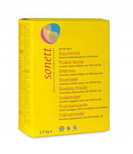 Prací prášok - Sonett - Ekologický pranie Prášok 2.4 kg