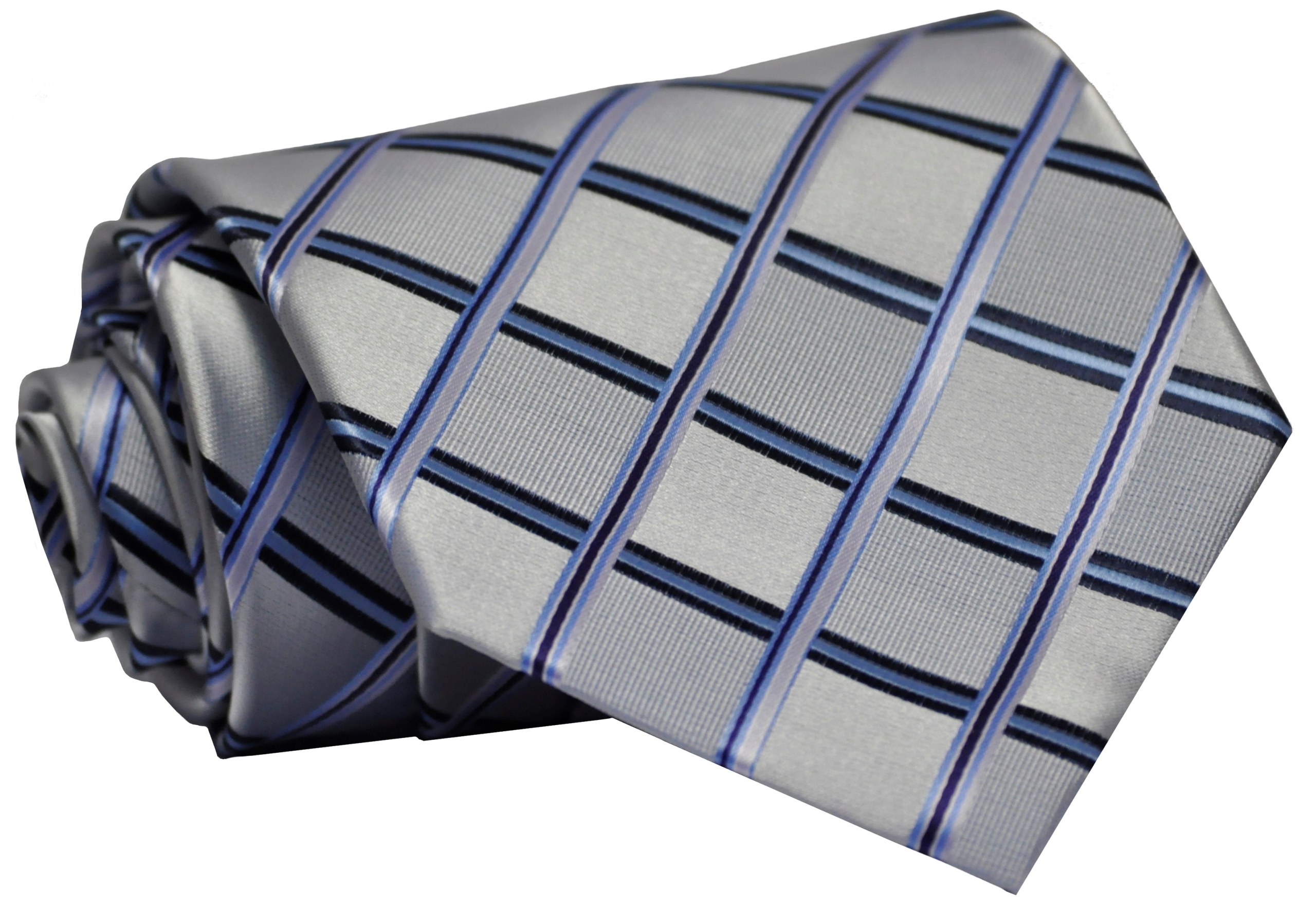 Široký kravata Roy & Rony Microfiber (Microfase) Biela, čierna, šedá, viacnásobná
