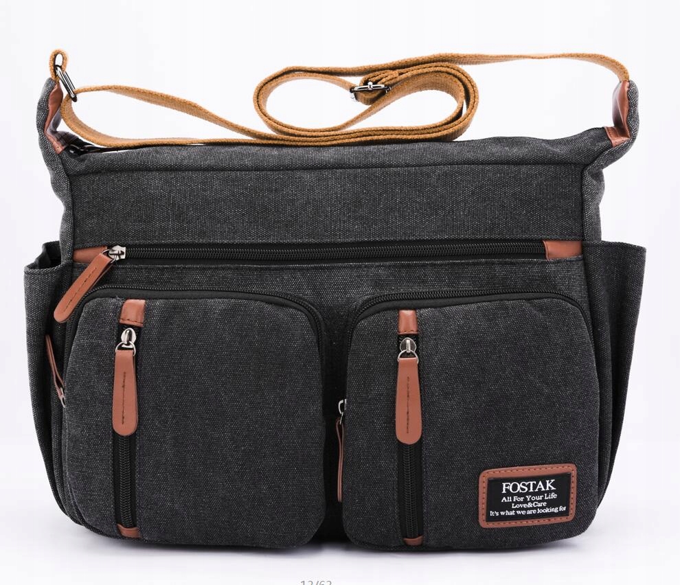 ST-FO8011-BK COURIER BAG pre ženy mužov f