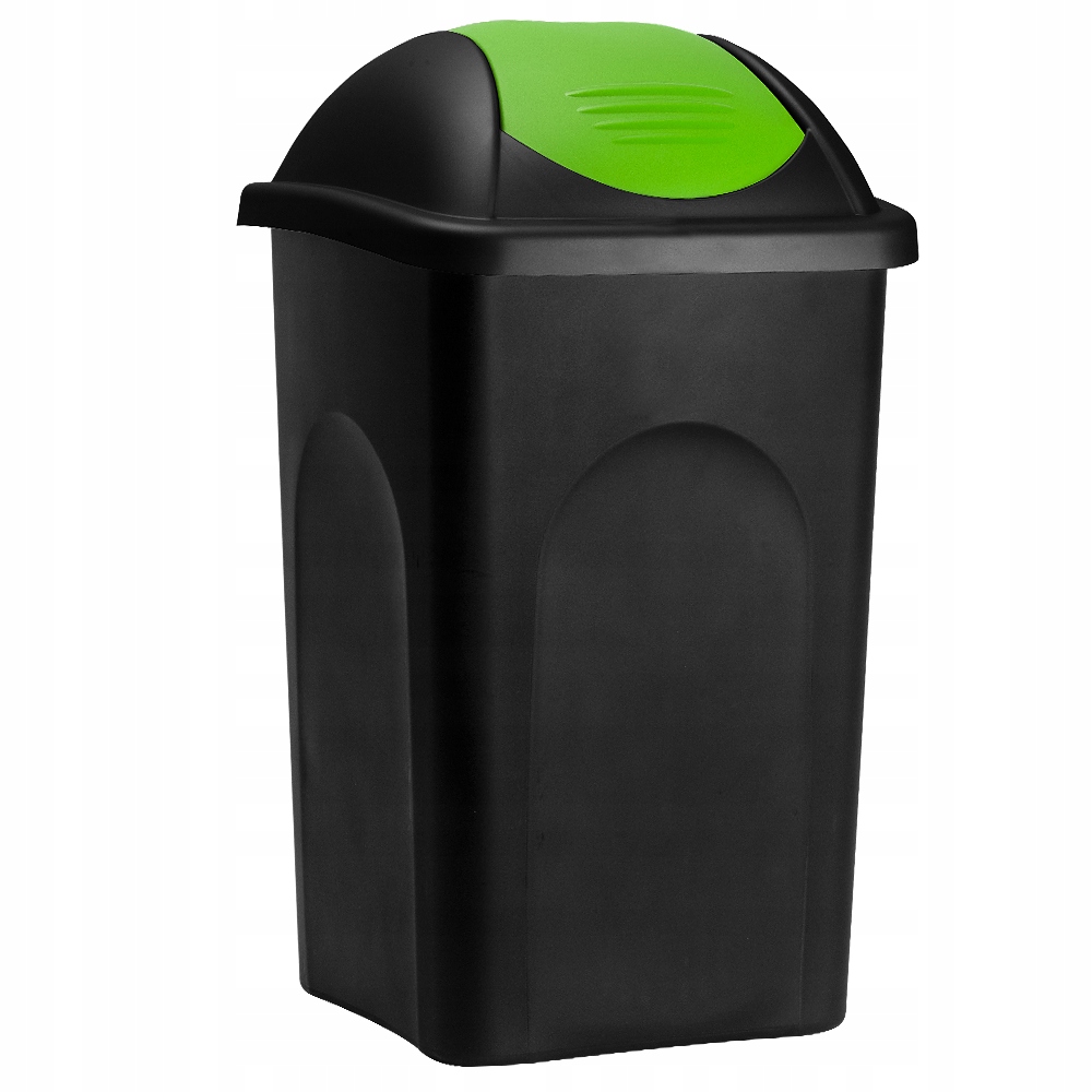 Stefanplast odpadkový kôš 60 l Čierna zelená