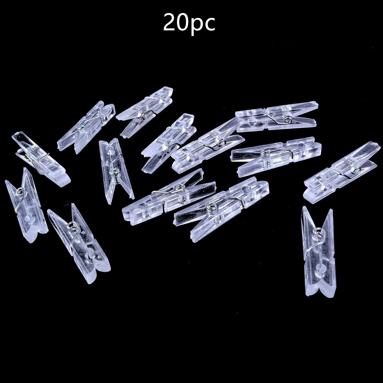 Štýl 20 kusov 5 cm mini prírodné drevené oblečenie