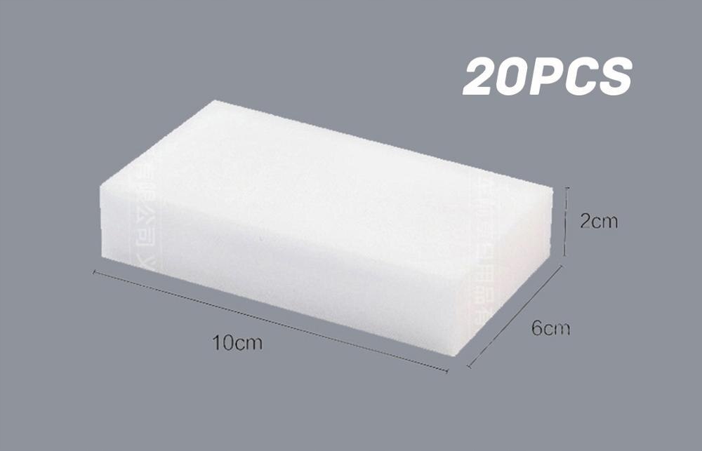Štýl 20 kusov kusov sponge s melamínovou magickou špongiou