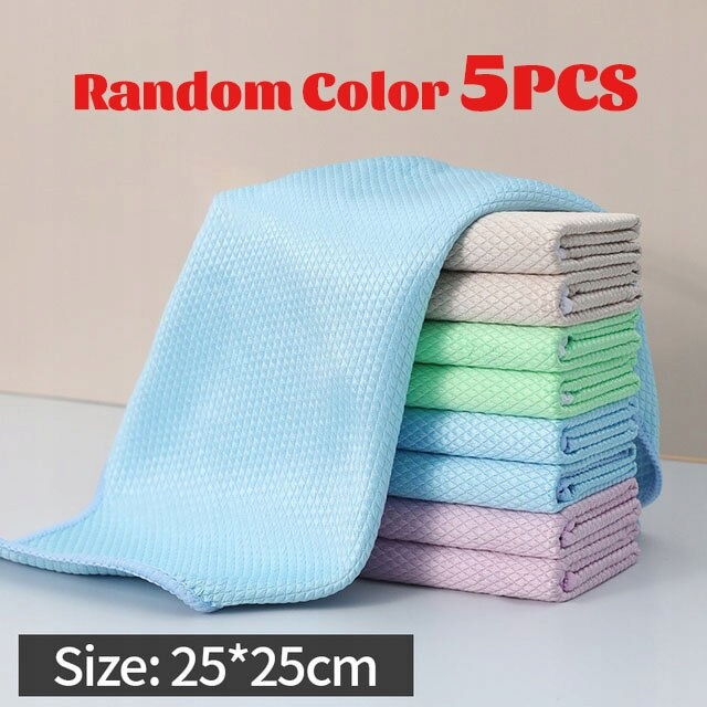 Štýl 25X25CM-5PCS PCSSet čistiaca handrička