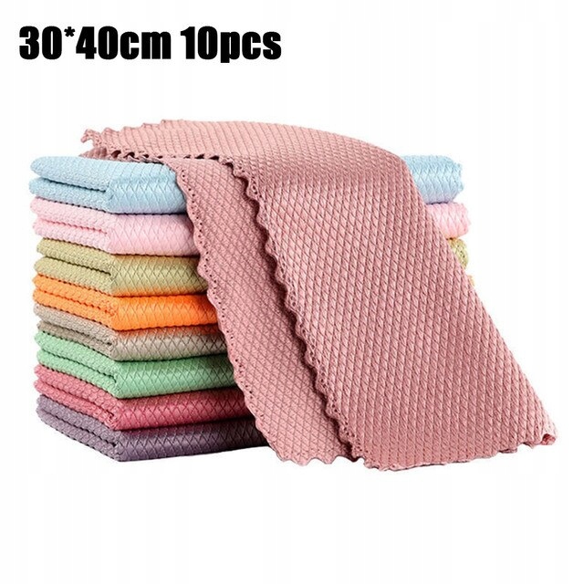 Štýl 30 40 cm 10 kusov m čistiace uteráky nano