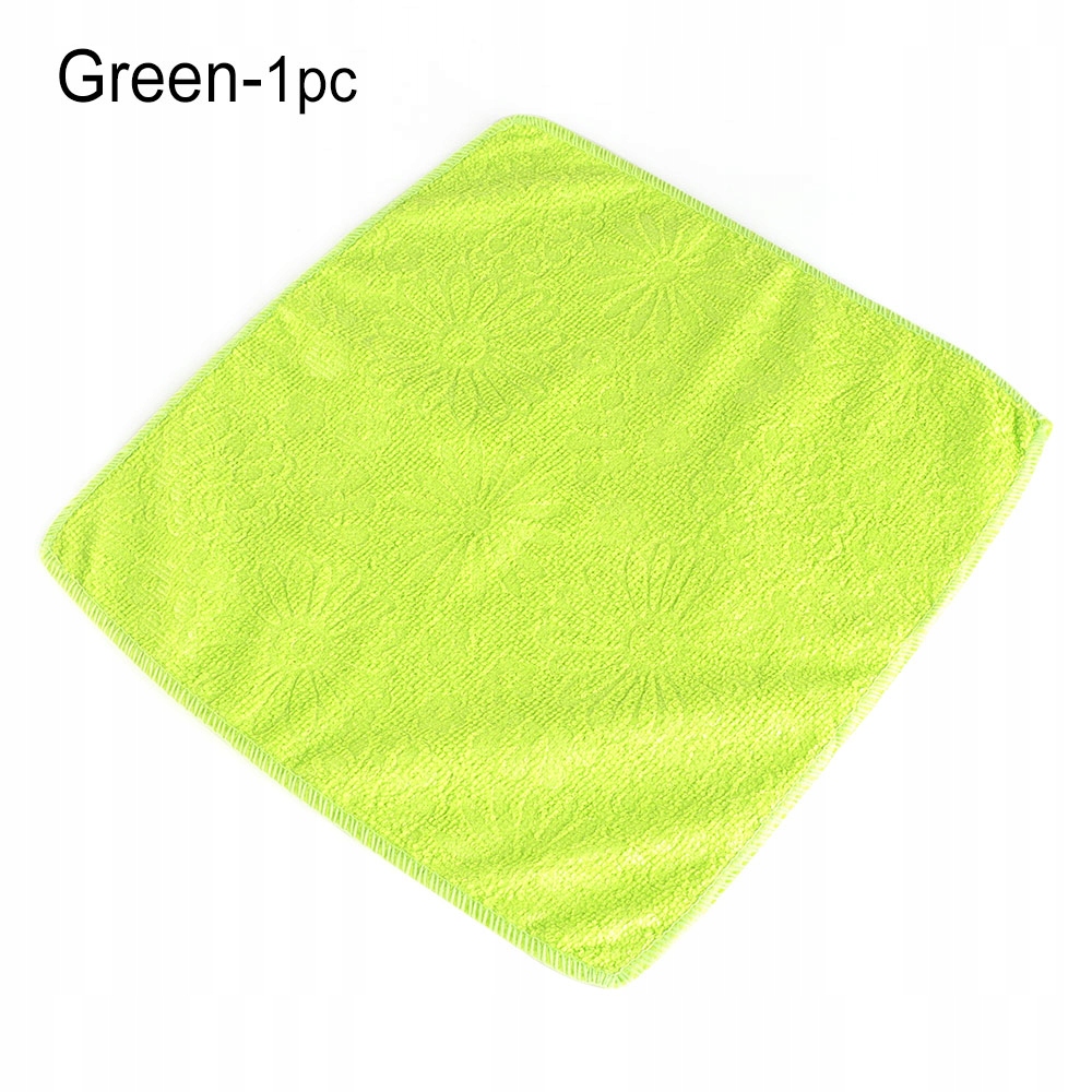 Štýl 4-zelený štýl 1pc anti-tukovú handričku
