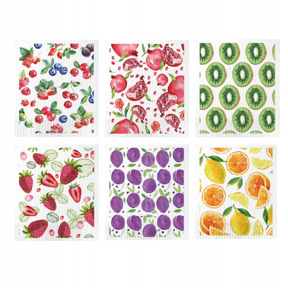 Style 6 PC kuchynské nepapierové utierky opakovane použiteľné u
