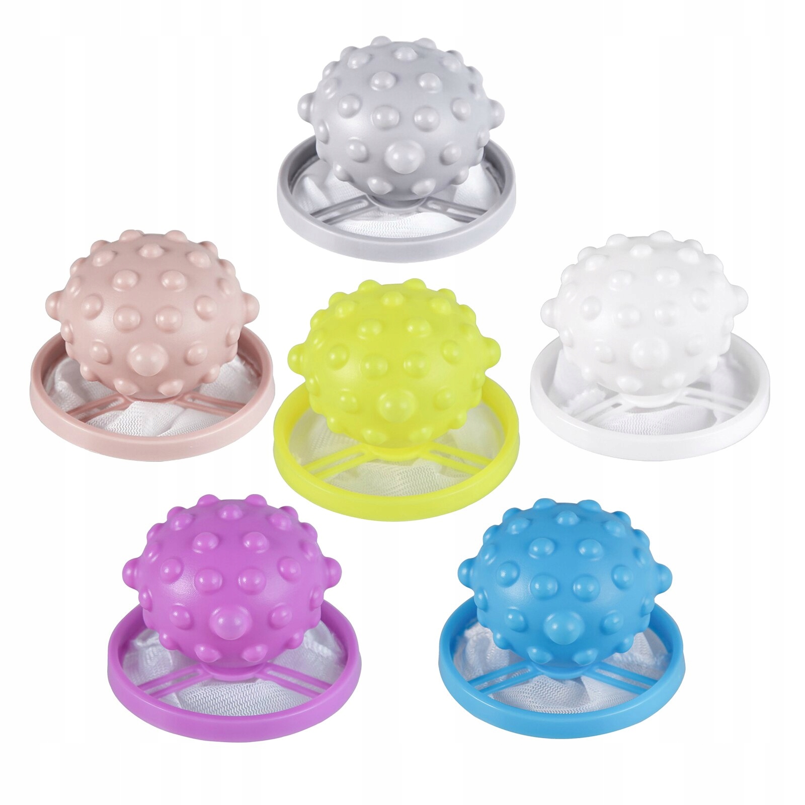 Style 6pcs PCS Floating Hair Catcher práčka