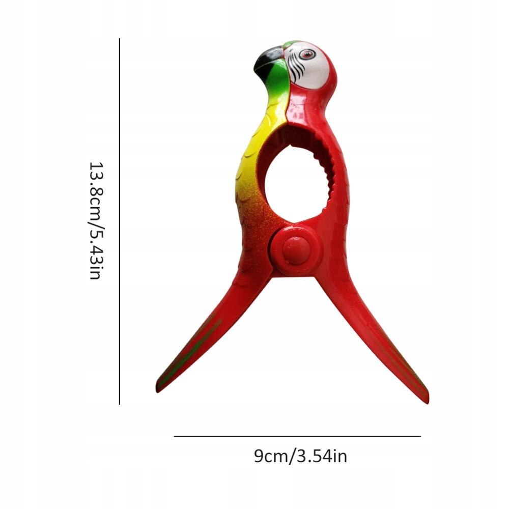 Štýl C Plastový tvar tvaru Clothespin Du