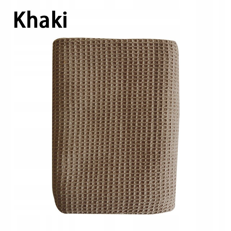 Štýl khaki 1pc vaflová bavlnená utierka