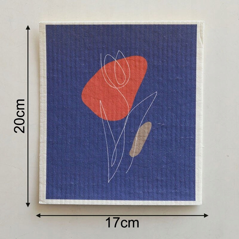 Štýl kvetov 17*20 cm Crack na čistenie