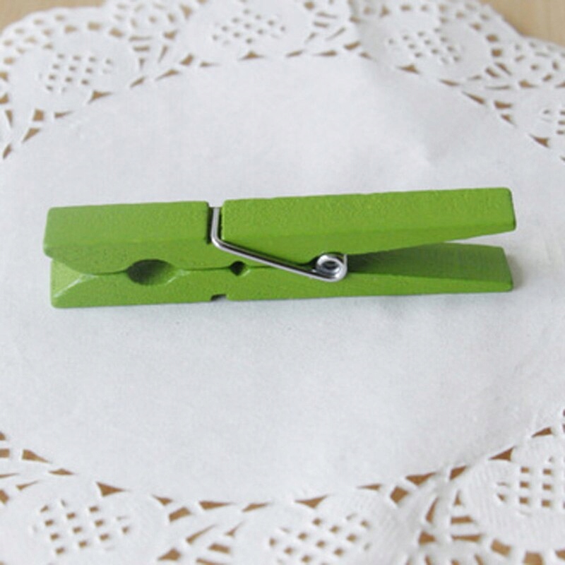 Štýl č. 4 DIY Mnoho farieb Veľká drevená pracka