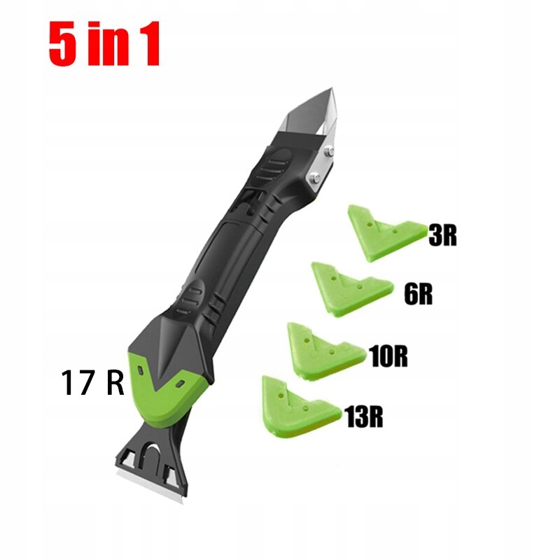 Škrabký štýl 5 z 1 vyplnený remover škrabka