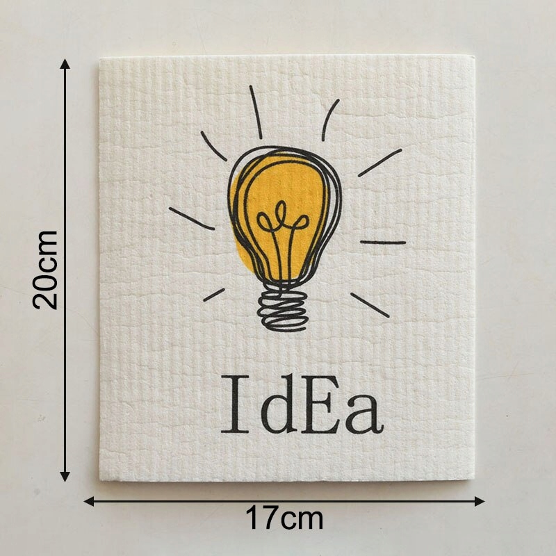 Štýl žiarovky 17*20 cm čistiaci handričku vie