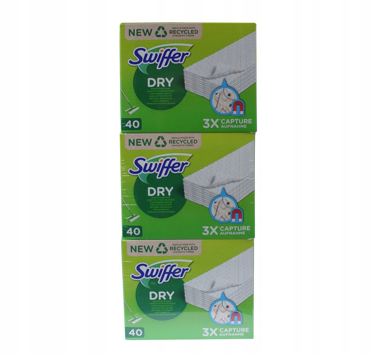 Príspevok suchých handrov k mopu swiffer set 120 ks