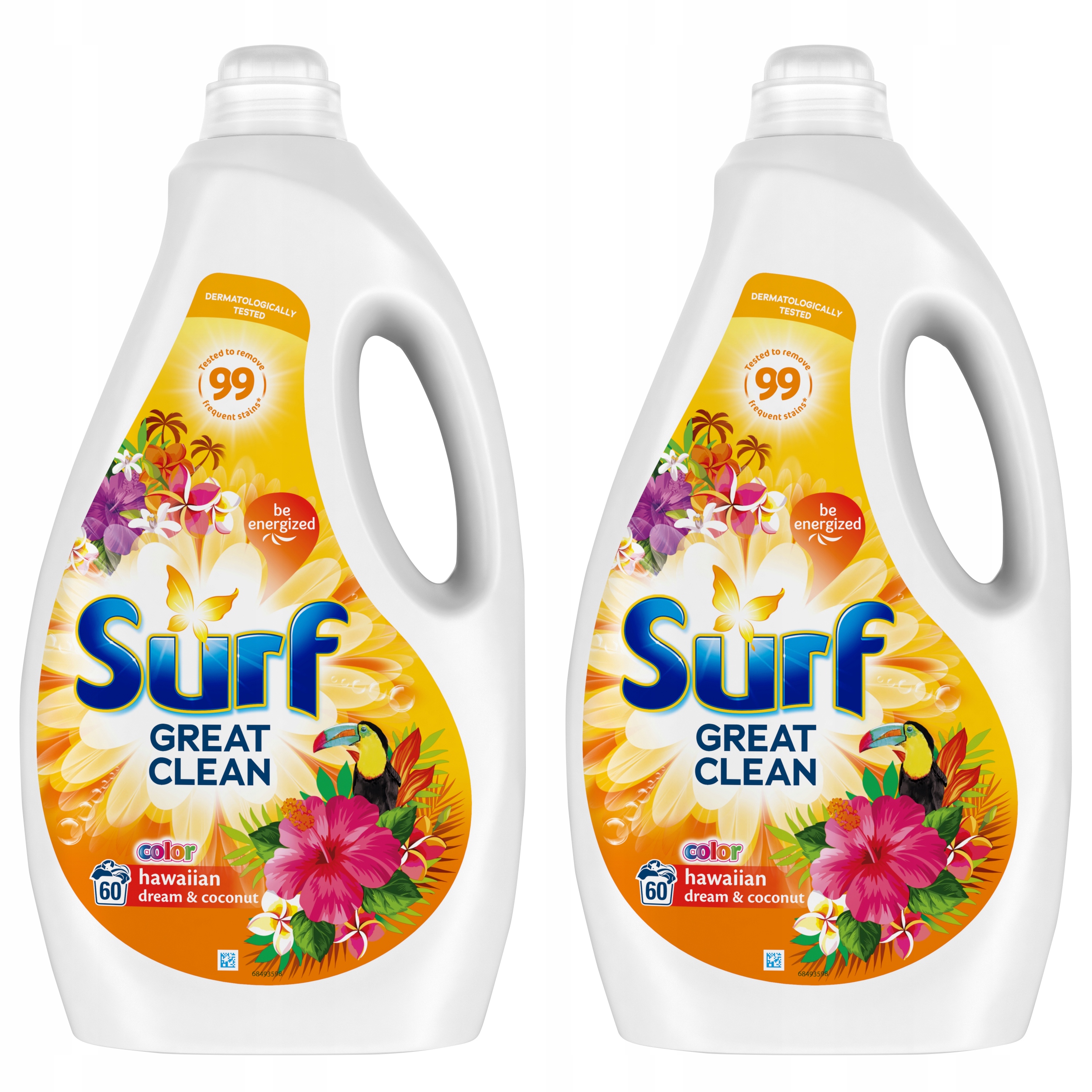 Prací gél - Surf Premývacia kvapalina Havajská spánková farba 2x3L 120PR