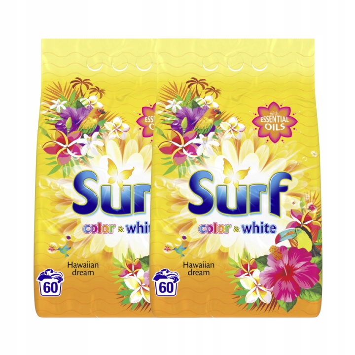 Prací prášok - Surf Powder Hawaiian Dream 2x3,9kg 120 praní