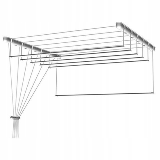 Stropný sušič 5 tyčí 100x43,5 cm fi25 kamenec