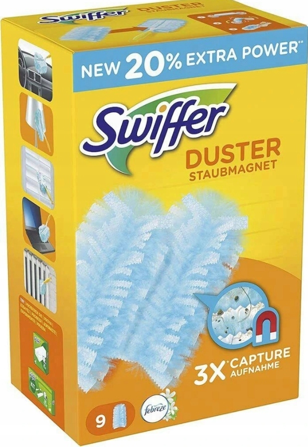 Swiffer, Duster, vymeniteľné vložky kefy, 9 ks
