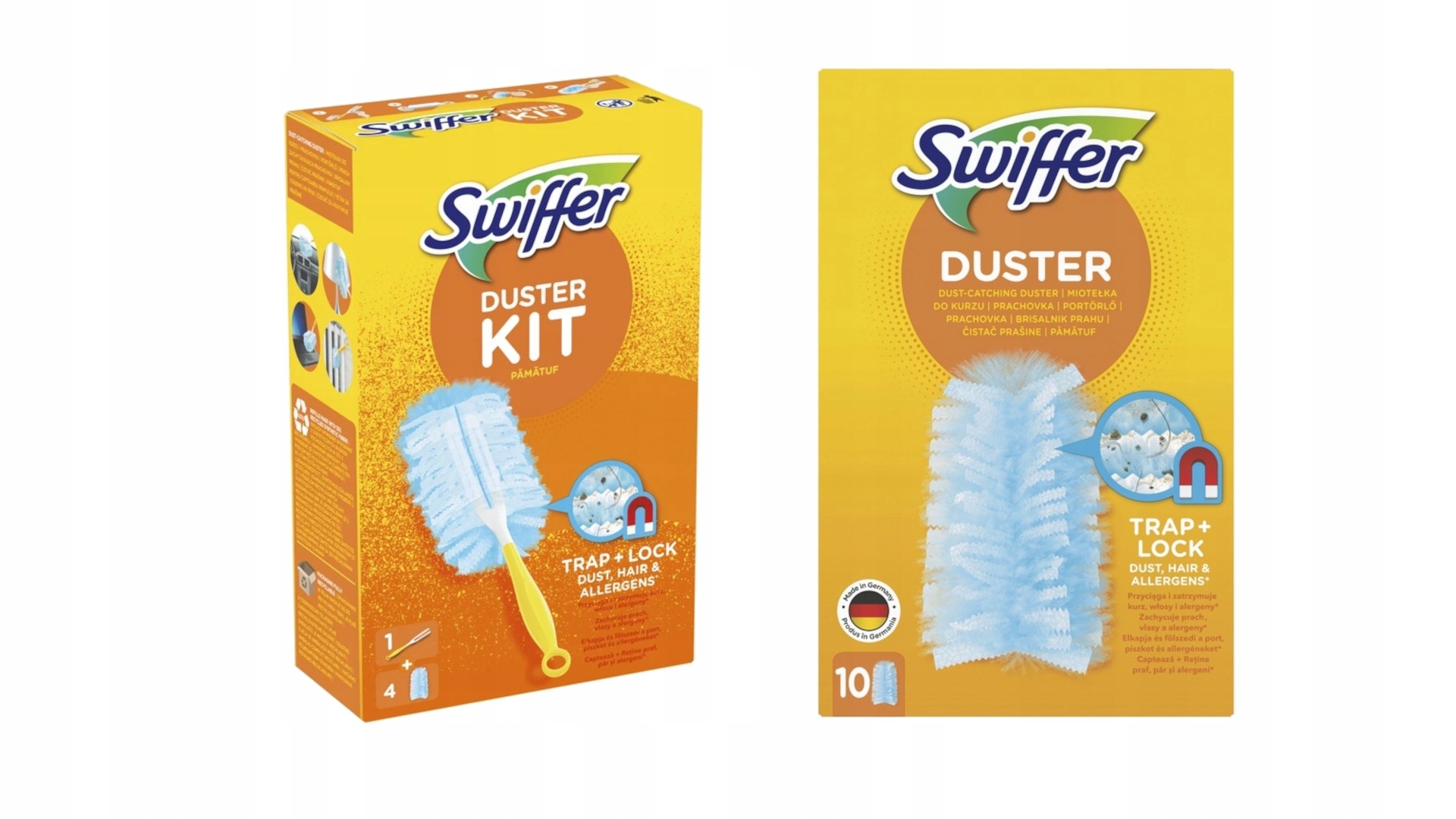 Swiffer Duster Dust Dust Broom + 14 kazety