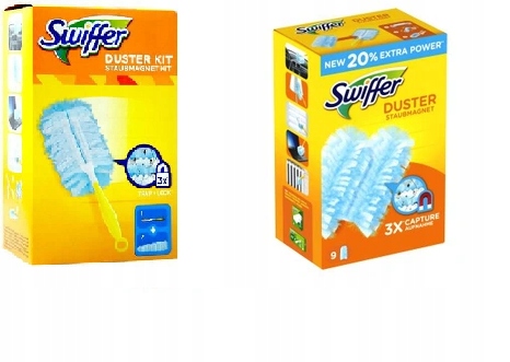 Swiffer Duster Dust Dust Broom + 16 kazety