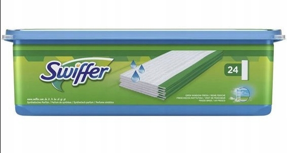 Swiffer, mokré mopové handry, 24 kusov