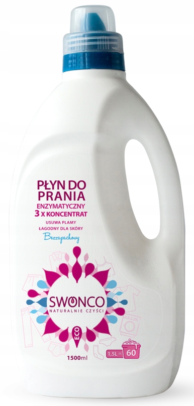 Prací gél - Swonco Enzymatic prací prostriedok, bez vône