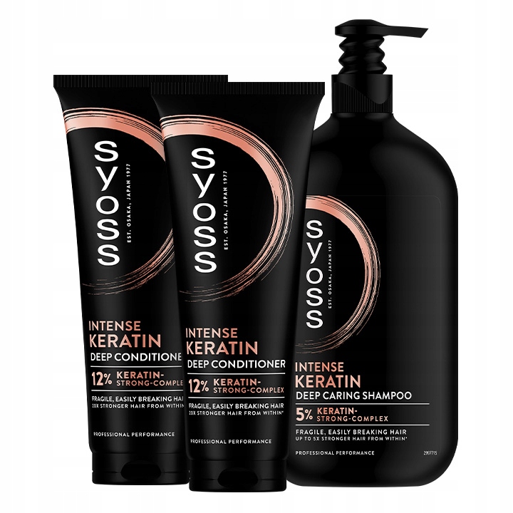 Syoss keratínový šampón pre krehké vlasy 750 ml